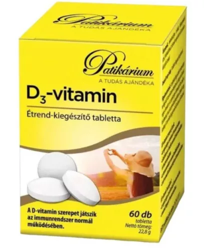 PATIKÁRIUM D3 VITAMIN TABLETTA 60X