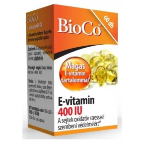E VITAMIN 400NE KAPSZULA 60X BIOCO