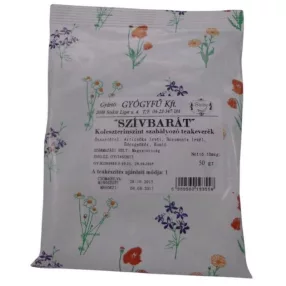 SZÍVBARÁT TEA KOLESZT CSÖKK 50G GYÓGYFŰ