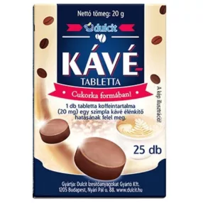 DULCIT KÁVÉ TABLETTA 25X (20G) ÚJ
