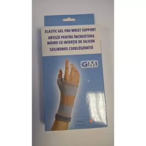 Gm szilikonos csuklószorító bal L