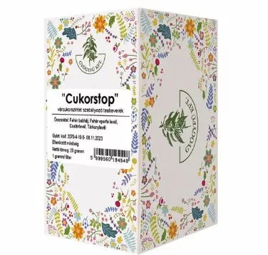 CUKORSTOP TEAKEVERÉK 1X 50G GYÓGYFŰ