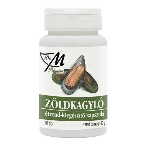 DR.M PRÉMIUM ZÖLDKAGYLÓ KAPSZULA 80X