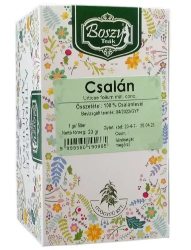 CSALÁNLEVÉL TEA 20X 1G FILTERES GYÓGYFŰ
