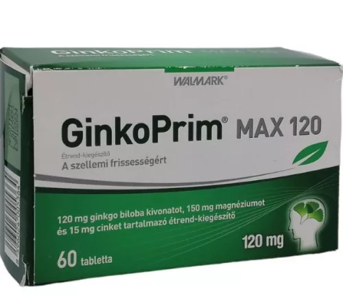 GINKOPRIM MAX 120MG TABLETTA 60X WAL