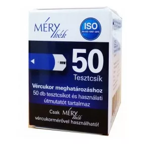 Tesztcsík mery kék 50 db