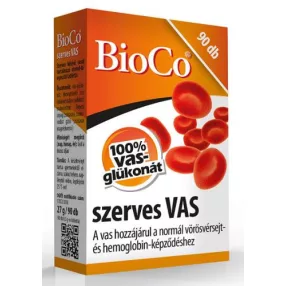 SZERVES VAS TABLETTA 90X BIOCO