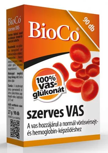 SZERVES VAS TABLETTA 90X BIOCO
