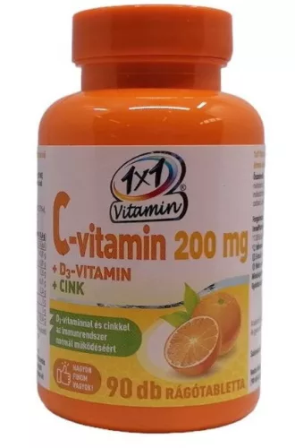 VITAPLUS 1X1 C 200 D3 CINK RÁGÓTABL 90X