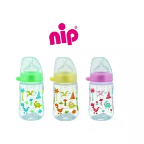 Nip cumisüveg széles szájú pp 260 ml lány 35042