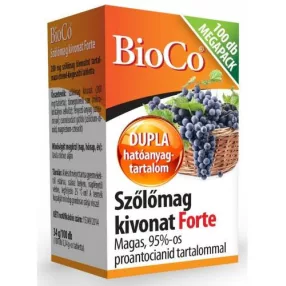 SZŐLŐMAG KIV FORTE TABL 100X MEGA BIOCO