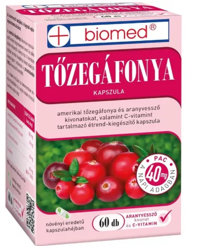 BIOMED TŐZEGÁFONYA KAPSZULA 60X