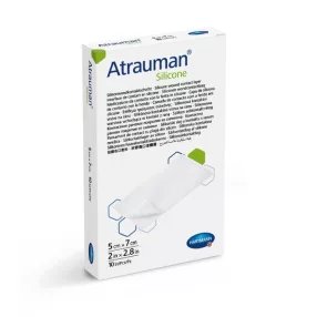 ATRAUMAN SILICONE 5X7CM STERIL 10X
