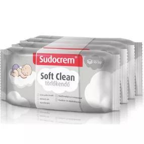 SUDOCREM SOFT CLEAN KRÉMES TÖRLŐK 4X55DB