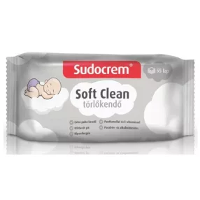 SUDOCREM SOFT CLEAN KRÉMES TÖRLŐK 55X