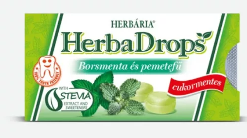 HERBADROPS BORSMENTA PEMETEFŰ CUKORKA 8X