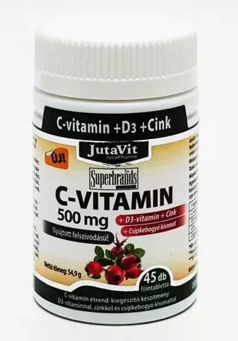 JUTAVIT C 500 D3 ZN CSIPKEB RETFILMT 45X