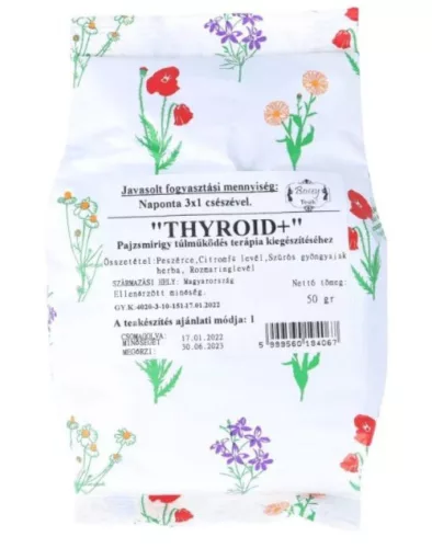 THYROID+ TEA PAJZSM TÚLMŰKÖD 50G GYÓGYFŰ