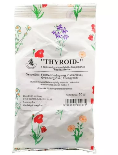 THYROID- TEA PAJZSM ALULMŰKÖD50G GYÓGYFŰ