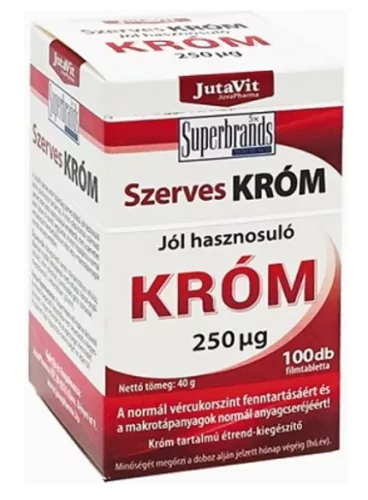 JUTAVIT SZERV KRÓM 250MCG FILMTABL 100X