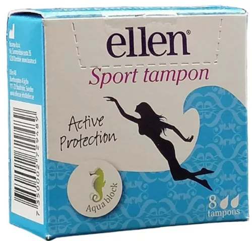 ELLEN AQUA BLOCK TAMPON VÍZISPORT 8X