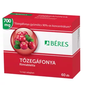 BÉRES TŐZEGÁFONYA FILMTABLETTA 60X