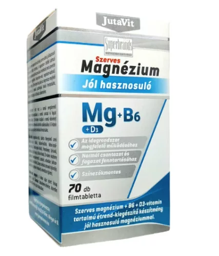 JUTAVIT SZERVMG B6 D3 VIT FILMTABL 70X