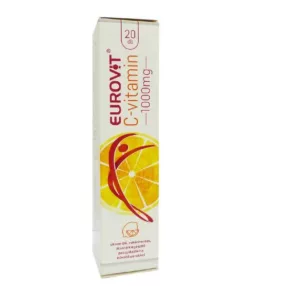 EUROVIT C VITAMIN 1000MG PTBL CITROM 20X