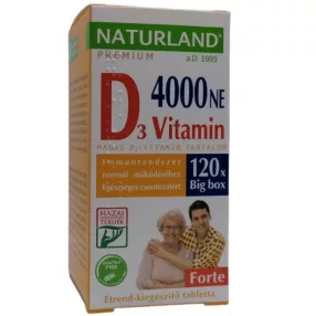D VITAMIN 4000NE FORTE TABL 120X NLAND