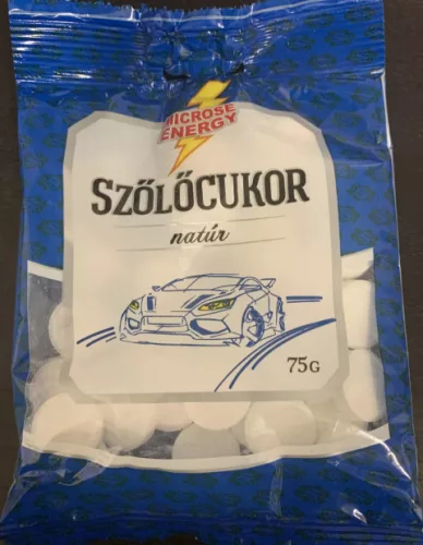 SZŐLŐCUKOR TABLETTA NATÚR 75G MICROSE