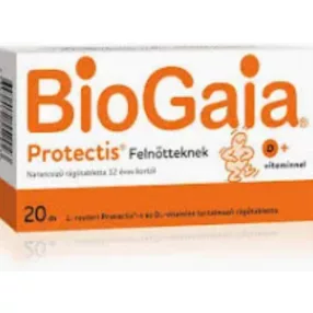 BIOGAIA PROTECTIS/FELNŐTT D RÁGÓTABL 20X