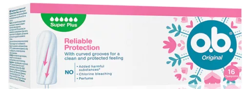 OB SUPER PLUS EGÉSZSÉGÜGYI TAMPON 16X