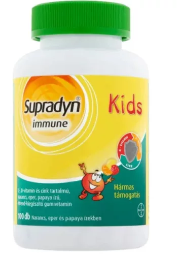 SUPRADYN IMMUNE KIDS C D ZN GUMIVIT 100X