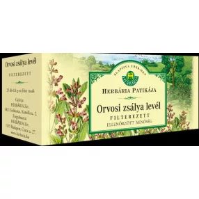 ORVOSI ZSÁLYALEVÉL TEA 25X0.8G FILT HERB