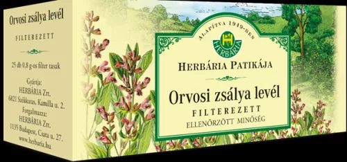 ORVOSI ZSÁLYALEVÉL TEA 25X0.8G FILT HERB