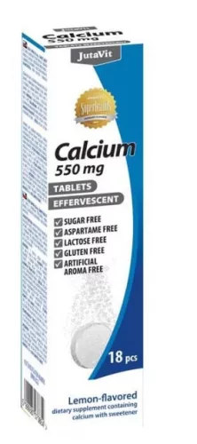 JUTAVIT CALCIUM 550MG PTABL CITROM 16X
