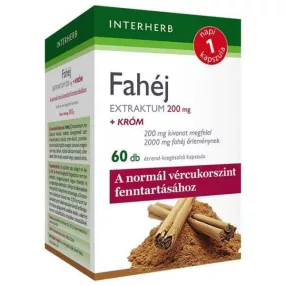 INTERHERB NAPI1 FAHÉJ EXTRAKTUM KAPS 60X