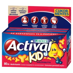 ACTIVAL KID RÁGÓTABLETTA 80X