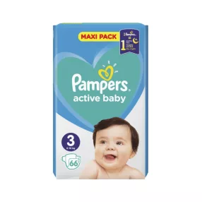 PAMPERS ACTIVE BABY DRY PELENKA 66X