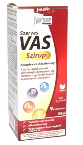 JUTAVIT SZERVES VAS KOMPLEX SZIRUP 150ML
