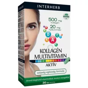 INTERHERB KOLLAGÉN MULTIVIT TABLETTA 30X