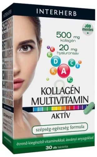 INTERHERB KOLLAGÉN MULTIVIT TABLETTA 30X