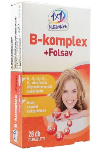 1X1 VITAMIN B KOMPLEX FOLSAV FILMTBL 28X