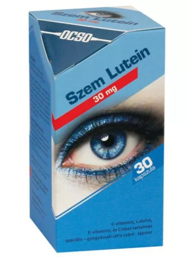 OCSO LUTEIN 30MG ÉTRKIEG KAPSZULA 30X