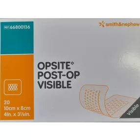 OPSITE POST-OP VISIBLE 10CMX8CM 20X