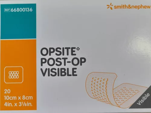 OPSITE POST-OP VISIBLE 10CMX8CM 20X