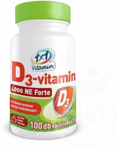 VITAPLUS 1X1 D3 4000NE FORTE RTABL 100X
