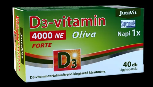 JUTAVIT D3 4000NE OLIVA FORTE KAPSZ 40X
