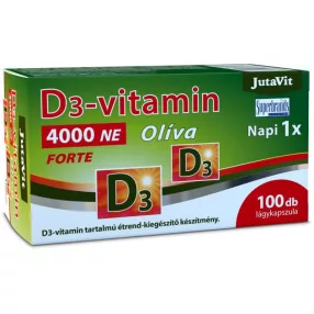 JUTAVIT D3 4000NE OLIVA FORTE KAPSZ 100X