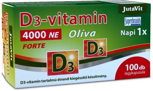 JUTAVIT D3 4000NE OLIVA FORTE KAPSZ 100X
